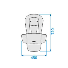 Dimensão - Cadeira de Refeição Minla